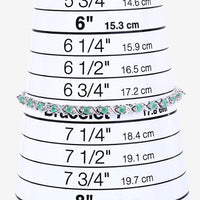 0.72 Carat Genuine Emerald .925 Sterling Silver Bracelet