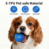 Interactive Dog Toys Ball, Smart Moving Bouncing Dog Ball With Colorful Lights, Automatic Moving, Bouncing And Rotating, E-TPU Material, Dogs Toy For Small Medium Dogs Keep Them Busy