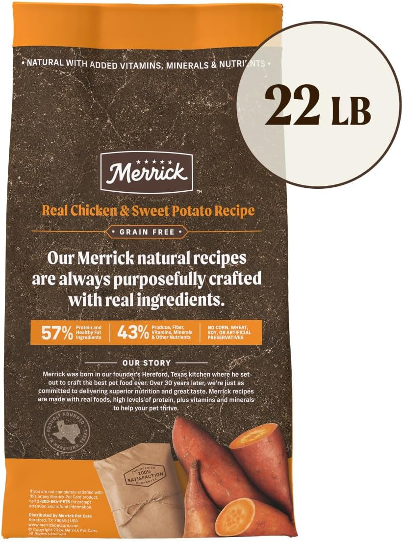 Wholesome and Natural Kibble with Real Chicken and Sweet Potato - BIG FRENCHIES