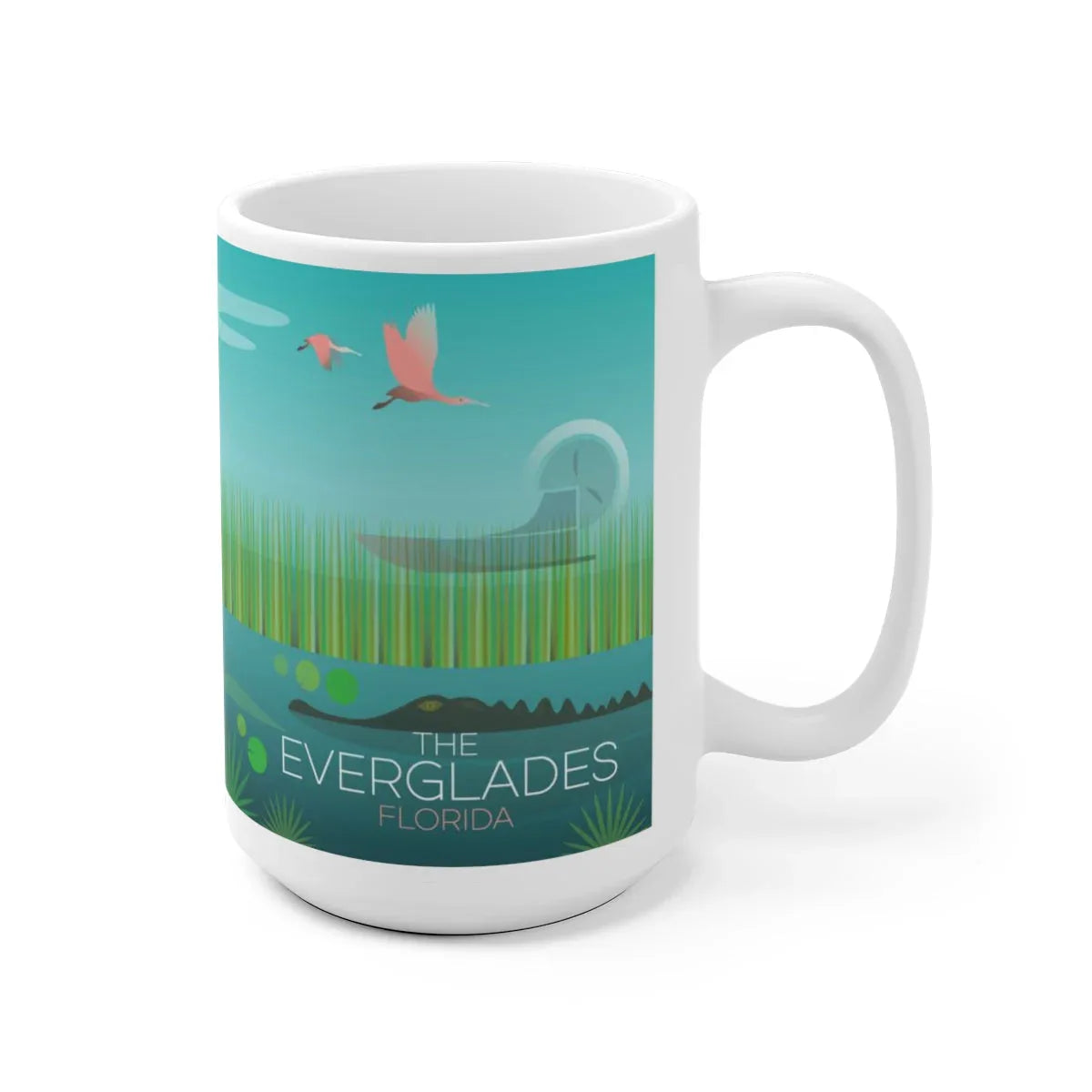 EVERGLADES 11 OZ OR 15 OZ CERAMIC MUG - BIG FRENCHIES