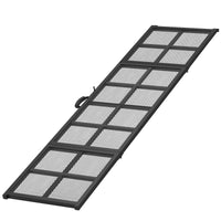 PawHut Dog Car Ramp, Extra Long And Wide, Non-Slip Surface, Folding Portable Pet Ramp For Large, Small & Senior Dogs
