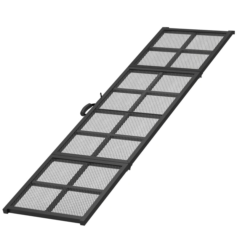 PawHut Dog Car Ramp, Extra Long And Wide, Non-Slip Surface, Folding Portable Pet Ramp For Large, Small & Senior Dogs