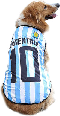 2026 World Cup Soccer Jersey Mesh Pet Shirt Small to 6XL