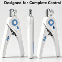 Pet Nail Clippers For Cats & Dogs, Professional Upgraded Pet Nail Trimmer With Safety Guard, Non-Slip Handle, Pet Groomi