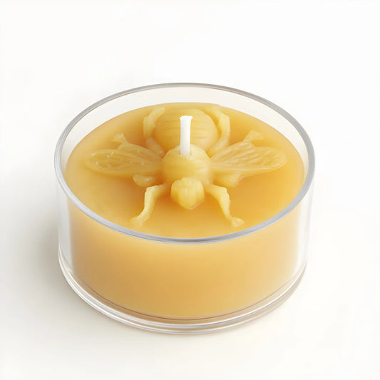 Honey Bee Tealight Beeswax Candles - BIG FRENCHIES
