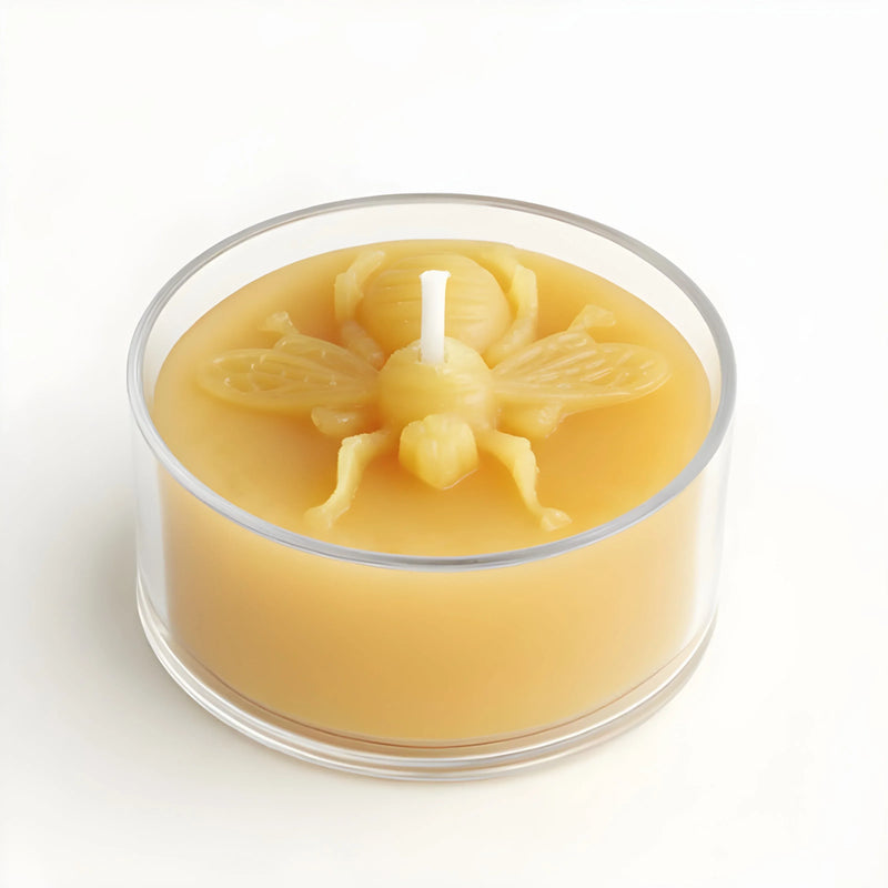 Honey Bee Tealight Beeswax Candles - BIG FRENCHIES