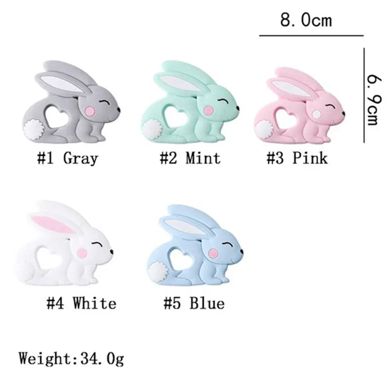New Sets Baby Silicone Teether Rodent Silicone Animal Fox Teeth Chew Children Goods - BIG FRENCHIES