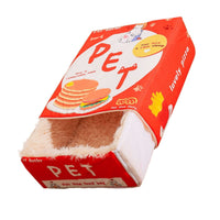 Snack Box Cat Bed Cartoon Rectangular Fully Enclosed Four Season Universal Multifunctional Soft Pet Bed For Home Travel 