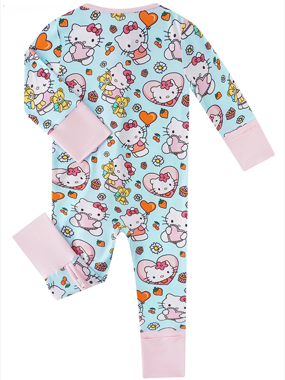 PoshTOT Sanrio Love Hello Kitty Bamboo Baby Convertible Zippy Romper - BIG FRENCHIES