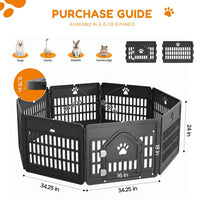 Plastic Dog With Movable Enclosure, Suitable For Small And Medium-sized Dogs, Cats And Rabbits.