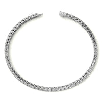 3.50 CTW Lab Grown Diamond Tennis Bracelet  in 14kt White/Yellow Gold (G/VS) AGI Certified