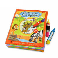 Modern Coloring Magic Water Drawing Book With Pen For Kids and Baby Educational Toy Animals Painting Writing Doodle Cloth Book Kids Drawing Board - BIG FRENCHIES