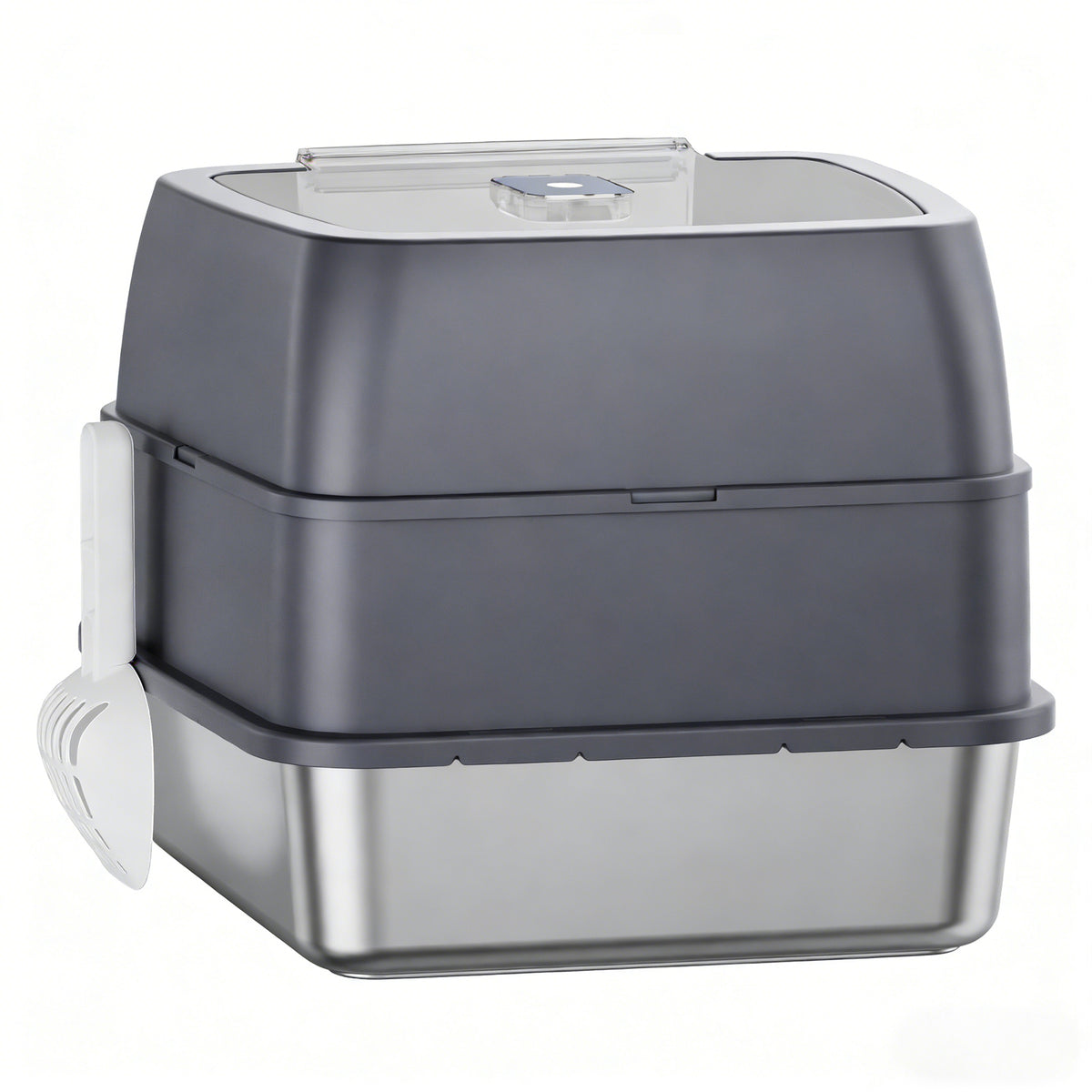 Only Self Pickup---Galaxy Stainless Steel Cat Litter Box