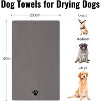 2 Pack Microfiber Dog Towels For Drying Dogs, Super Absorbent And Soft Pet Towels For Dogs Or Cats