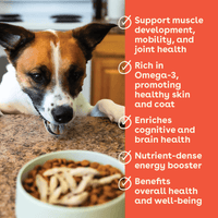 Pupford Freeze Dried Minnows Single-Ingredient Dog Treats, 1.5 oz, Pack of 11
