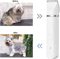 Groom Your Furry Friends Like a Pro! 🐶✂️ Rechargeable, Low Noise Dog Clippers with 4 Trimmer Heads for All Pets! - BIG FRENCHIES