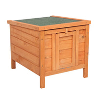 20-inch removable roof, waterproof, green asphalt roof, cedar wood, wooden chicken and rabbit cage