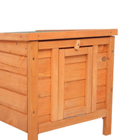 20-inch removable roof, waterproof, green asphalt roof, cedar wood, wooden chicken and rabbit cage