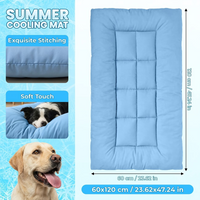 Extra-Large Summer Cooling Mat Dog Sofa Bed,Ultra-Soft, 8 Compartments, Extra-Large Plush Dog Sofa Bed,Super Soft, Thick