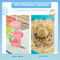 Hamster Cage With Tubes And Tunnels, Portable Carry Handles, Rat House And Habitats Big 5-Tier Design, Mouse Cage Includ