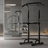Adjustable Power Tower Pull Up Bar Dip Station
