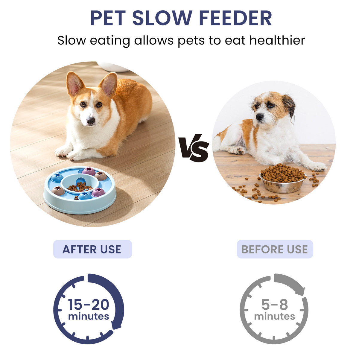 PETMARVEL Interactive Puzzle Game Dog Toy, Level 1-3