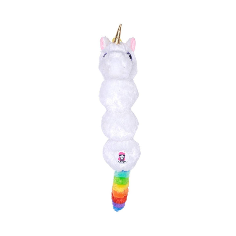 Colorful Unicorn Magical Creature Plush Dog Toy – with Squeaker & Crinkle Paper for Fun Play - BIG FRENCHIES