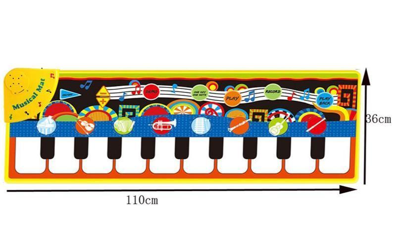 Baby Electronic Music Piano Play Mat Multi-function 8 Instruments Mode Musical Carpets For Kids - BIG FRENCHIES