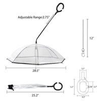 Flexible Handle Umbrella for Dog with Rope for Small Pets - BIG FRENCHIES