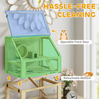 3 Tier Wooden Hamster Cage