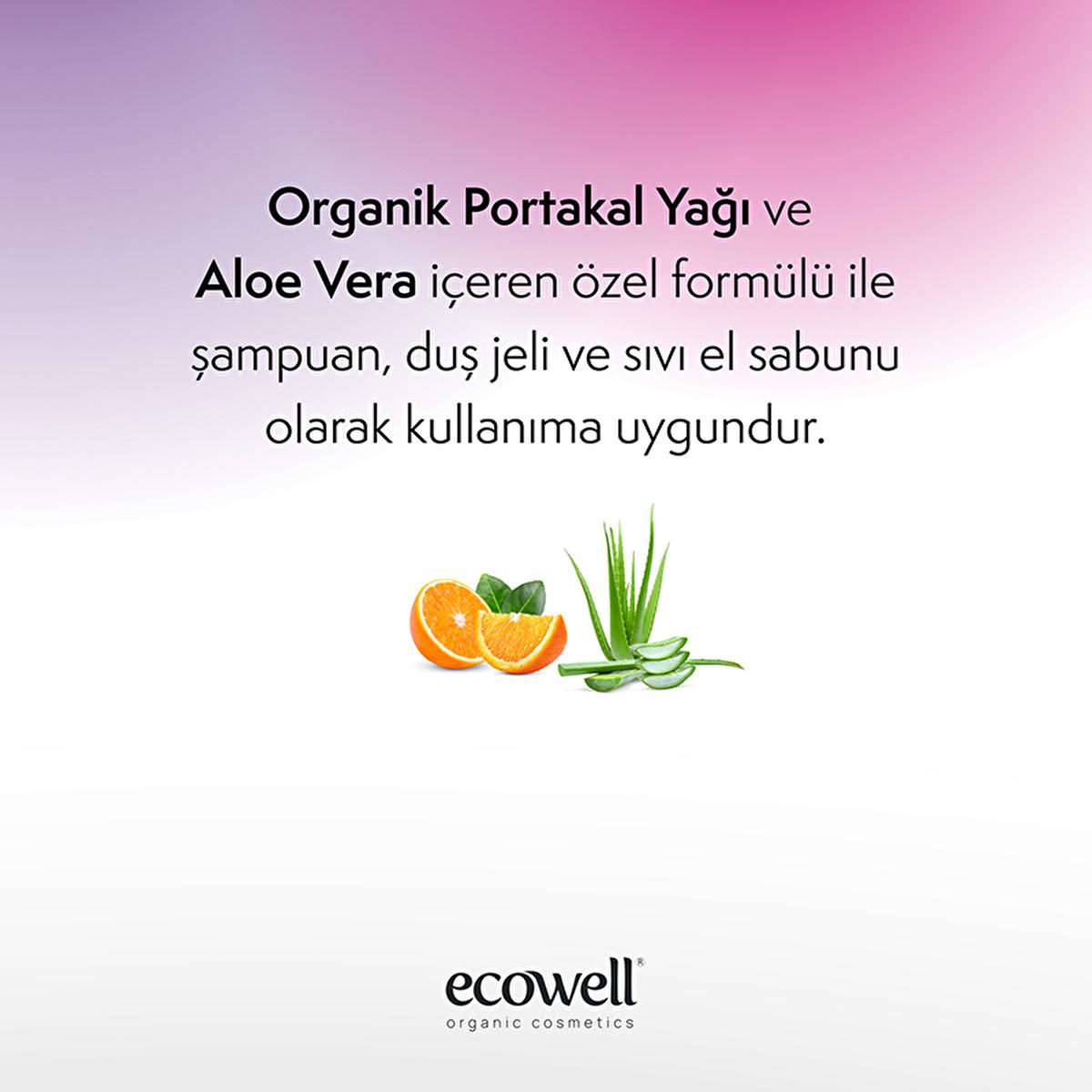 Ecowell Organic Baby Cleansing Gel - Gentle, Natural, Vegan & Chemical-Free for Baby's Sensitive Skin