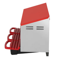 3 Compartment Roll Out Chicken Nesting Box with Plastic Basket, Egg Nest Box Chicken Laying Box Hens Chicken Coop Box, R