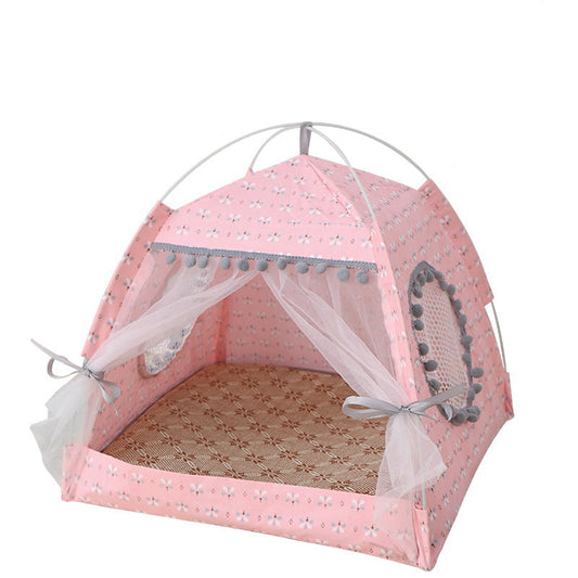 Comfy Calming Pet Tent Bed for Small Dogs and Cats - BIG FRENCHIES