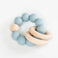 Duck Egg Blue Teething Ring - BIG FRENCHIES