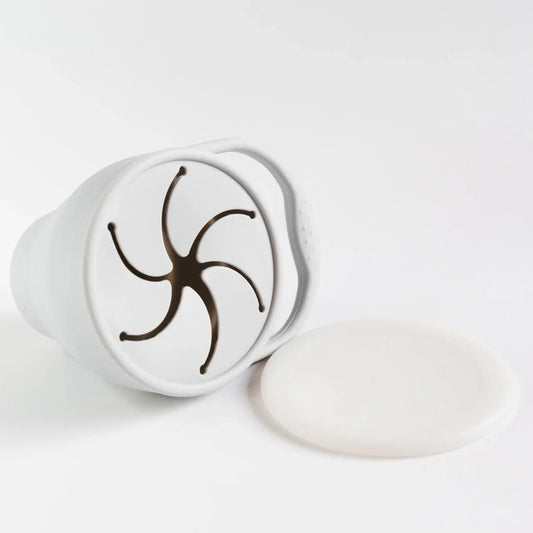 Light Grey Collapsible Snack Cup - BIG FRENCHIES