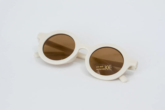 Toddler & Kid Retro Sunglasses - White