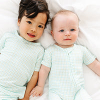 Bluegrass Picnic Short Sleeve & Shorts Bamboo Sleeper - BIG FRENCHIES