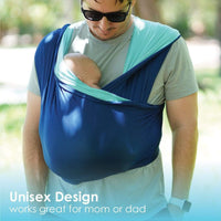 Baby K'tan Active Oasis Baby Carrier | Blue-Turquoise - BIG FRENCHIES