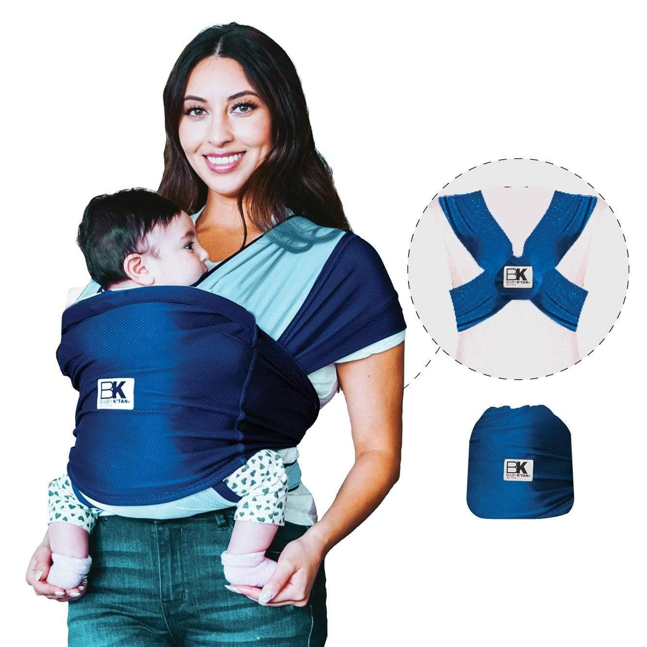 Baby K'tan Active Oasis Baby Carrier | Blue-Turquoise - BIG FRENCHIES