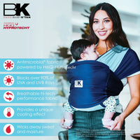 Baby K'tan Active Oasis Baby Carrier | Blue-Turquoise - BIG FRENCHIES
