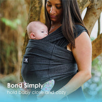 Baby K'tan Active Yoga Baby Carrier | Heather Black - BIG FRENCHIES