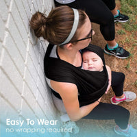 Baby K'tan Breeze Baby Carrier | Black - BIG FRENCHIES