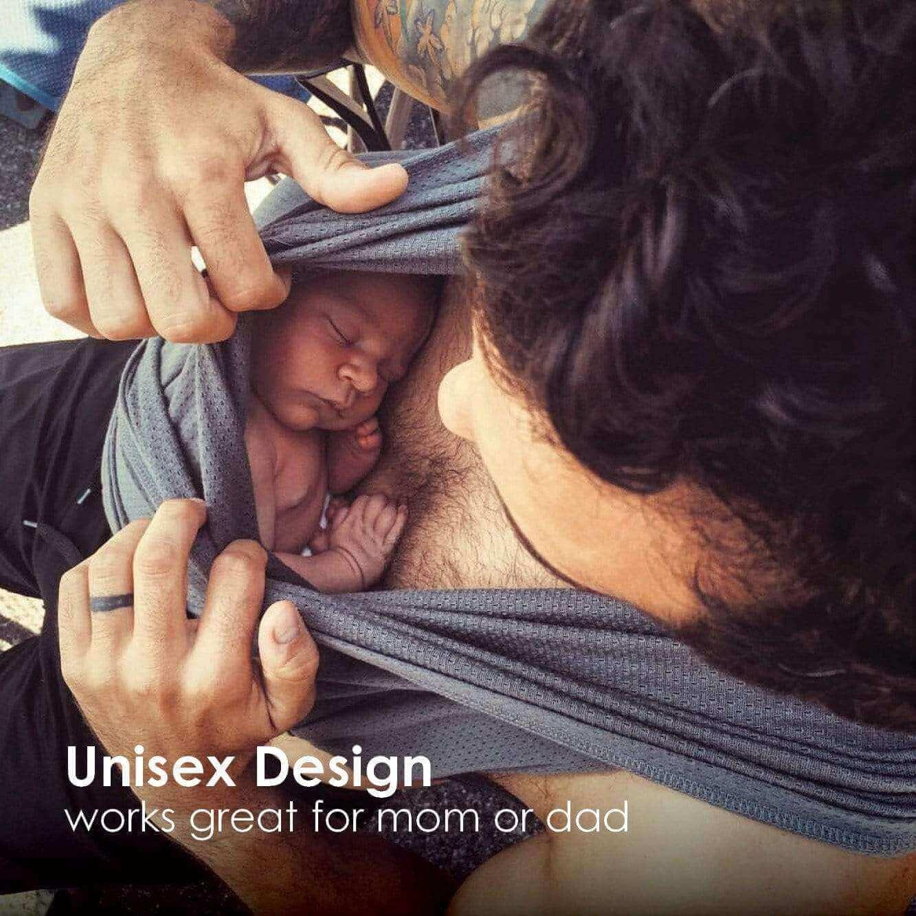 Baby K'tan Breeze Baby Carrier | Charcoal - BIG FRENCHIES
