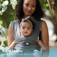 Baby K'tan Breeze Baby Carrier | Charcoal - BIG FRENCHIES