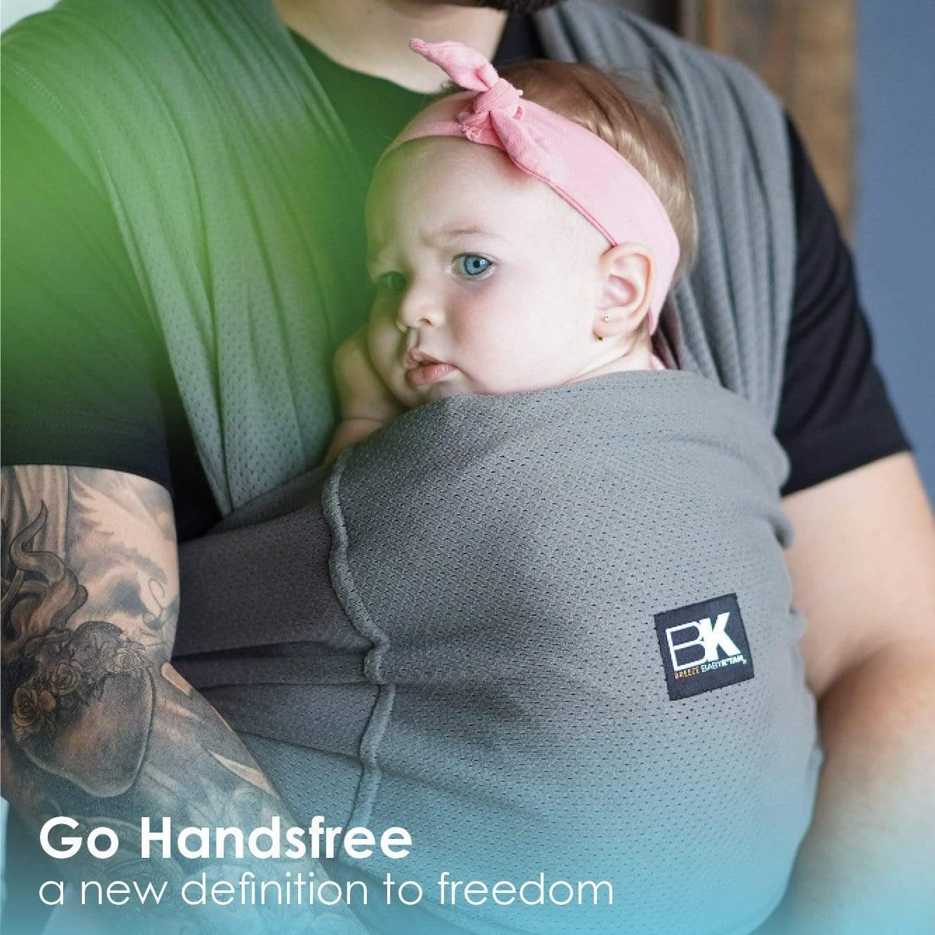 Baby K'tan Breeze Baby Carrier | Charcoal - BIG FRENCHIES
