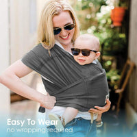 Baby K'tan Breeze Baby Carrier | Charcoal - BIG FRENCHIES