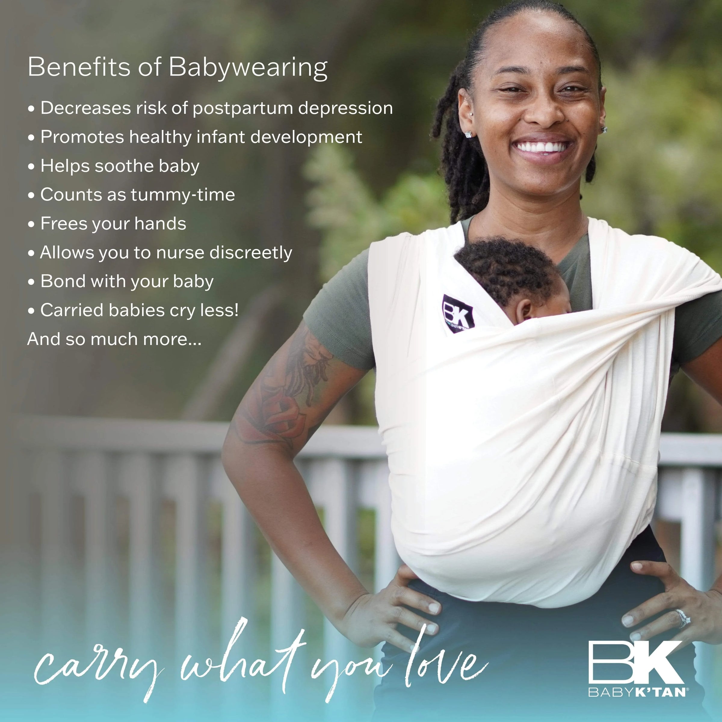 Baby K'tan Organic Baby Carrier | Natural - BIG FRENCHIES