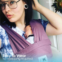 Baby K'tan Original Baby Carrier | Eggplant - BIG FRENCHIES