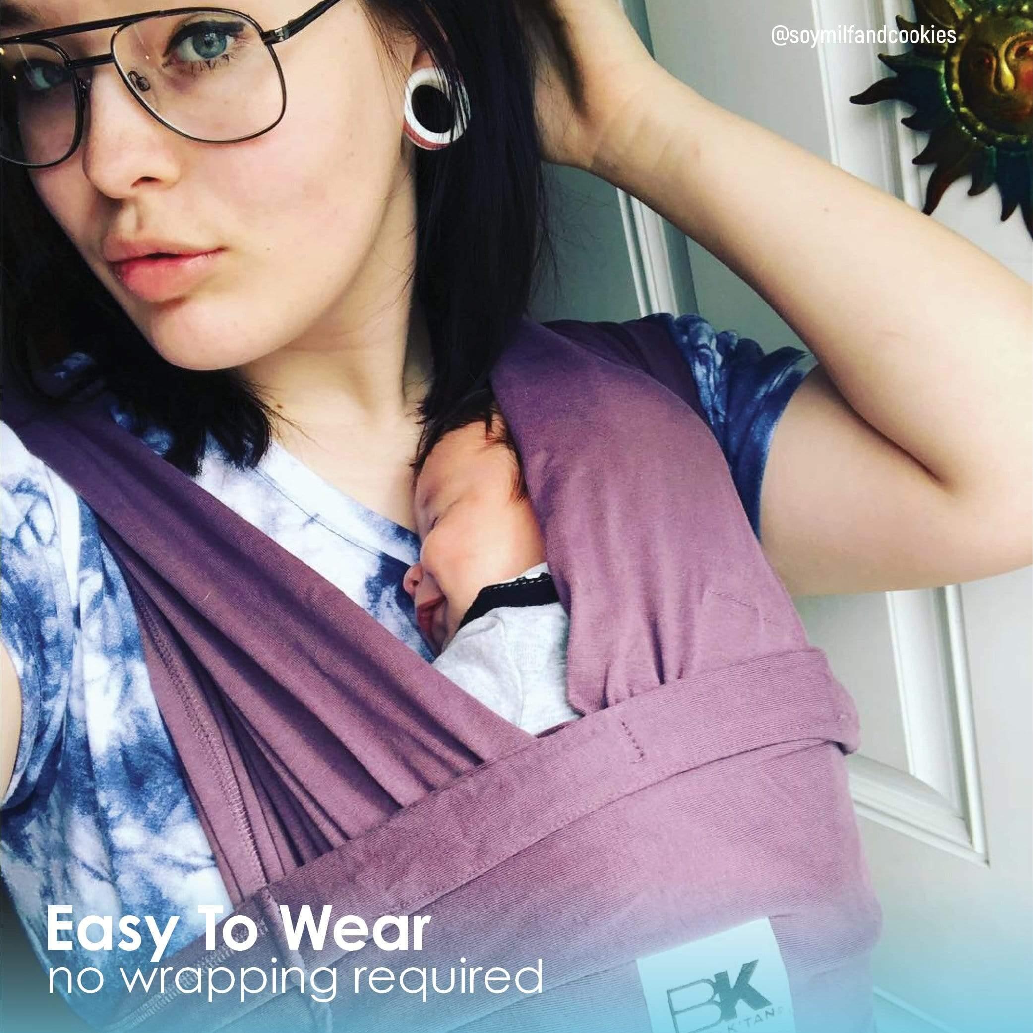 Baby K'tan Original Baby Carrier | Eggplant - BIG FRENCHIES