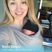 Baby K'tan Original Baby Carrier | Heather Grey - BIG FRENCHIES